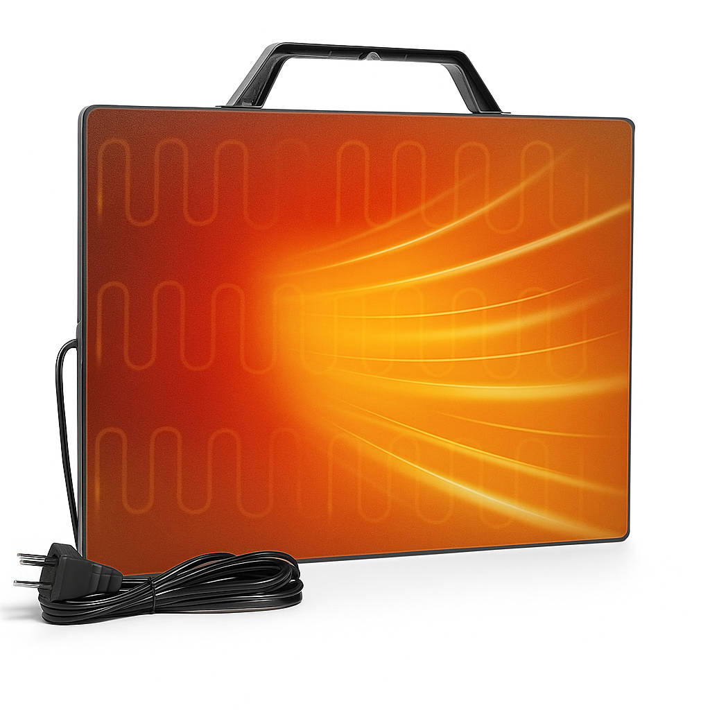 Large Chicken Coop Heater - Automatic Overheat Shutoff - 140W 150–190°F