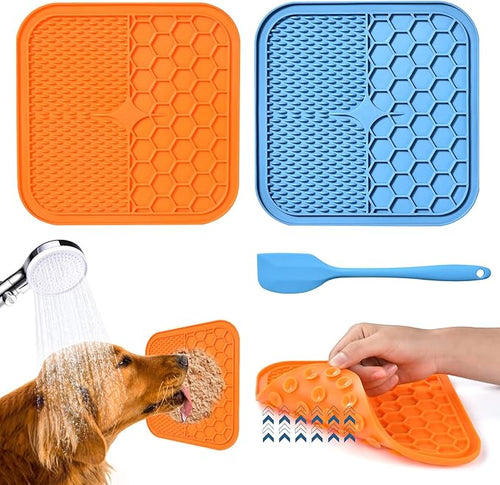 Slow Feeding Lick Pad - Calming Textured Mat for Pets