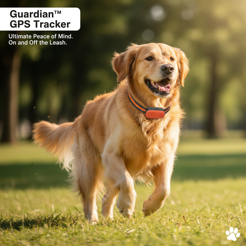 Guardian™ 4G Pet GPS Tracker with Real-Time Tracking & Virtual Fence